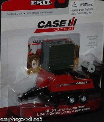 ERTL, Case International, LB433 Square Baler & Bales, NEW