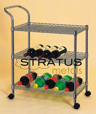 Tier Rolling Kitchen Cart Serving Car Wine Rack Kitchen Organizer