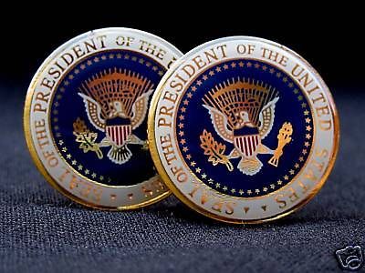 Barack Obama Presidential Color Cufflinks /Presidential
