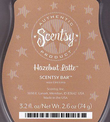 Authentic Scentsy Scentsy Fragrance Wickless Wax Bar Hazelnut Latte
