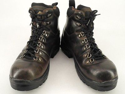 Mens boots dark brown Ozark Trail Bandy II 7 M leather hiking trail