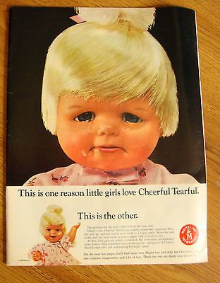 Ad Cheerful Tearful Doll Barbie Dolls Kiddles X 15 Trike others