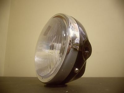 BLACK h4 halogen headlight xs650 yamaha brat style chopper rat bike