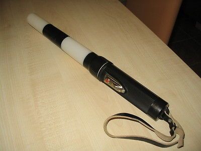 Vintage soviet ussr police traffic control light wand baton cccp