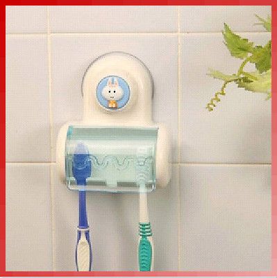 Set 3 Toothbrush Holder Stand Rack Bathroom Accessory