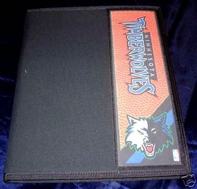 PADFOLIO Minnesota Timberwolves Leather & nylon heat embossed new