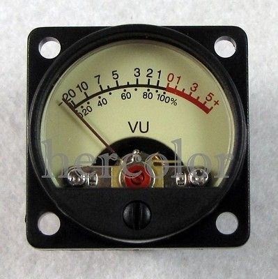 Panel VU Meter TR 35 0dB=1.288V 35x35mm LED