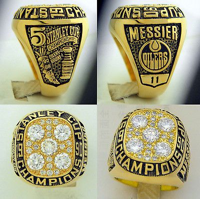 1990 Edmonton Oilers Stanley Cup Championship Ring   Mark Messier