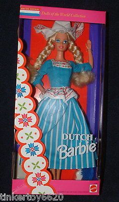 1993 DOTW Dolls Of The World Dutch Barbie # 11104 ~ Mint In Box