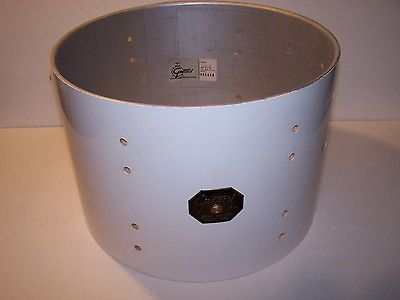 Gretsch Drum Shell 6 Ply Maple American White Nitron 9x13 Tom 6 Lug