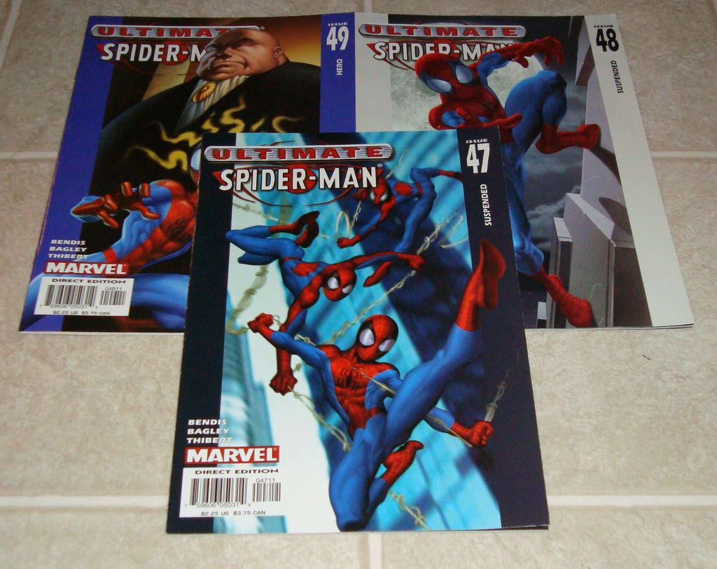 Ultimate Spider Man 47 48 49 1st Prints Bendis