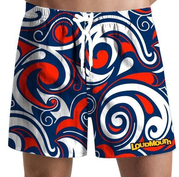 USA RWB USA BEACH VOLLEYBALL OLYMPICS XL LOUDMOUTH NWT SHORTS SWIMWEAR