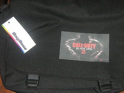 CALL OF DUTY BLACK OPS 2 BLACK PRINTED MESSENGER BAG * Teens, School