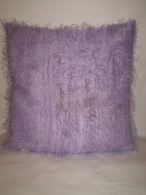 SEVENTEEN BEDDING WILD HAIR CRAZY HAIR ACCENT PILLOW PURPLE SPARKLE