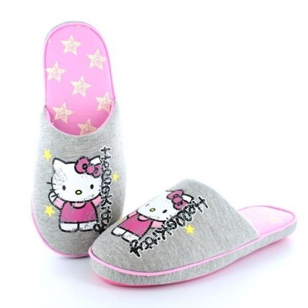 New Ladies Novelty HELLO KITTY Soap Star Cartoon Character Mule