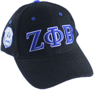 Zeta Phi Beta Sorority 3 Letter Low Profile Ladies Cap