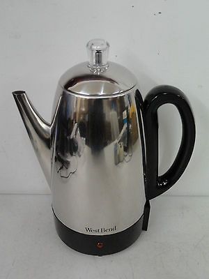 West Bend Classic Stainless Steel 12 Cup Percolator MODEL NUMBER 54159