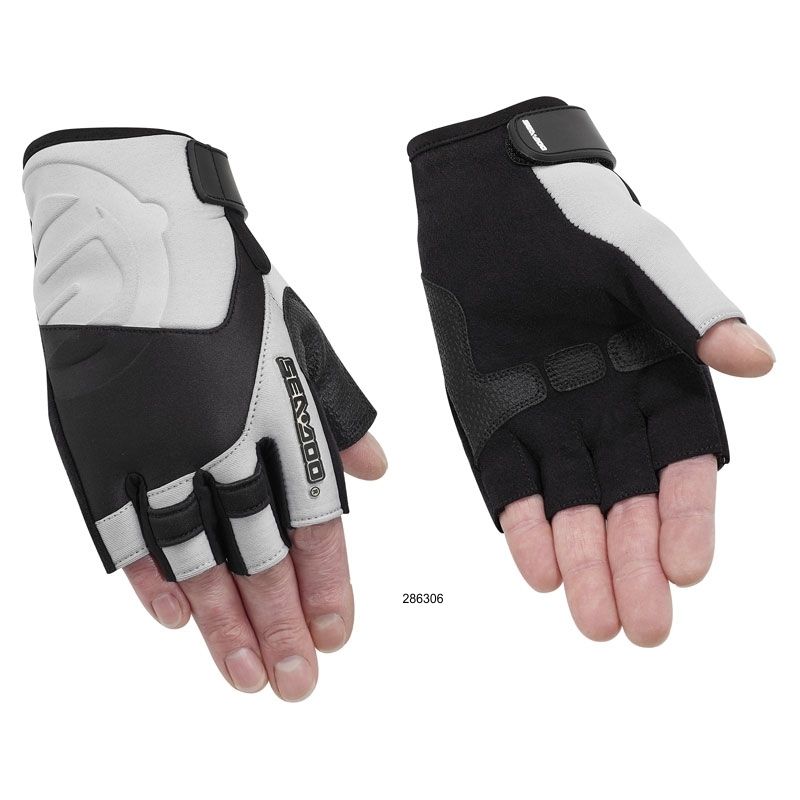 Seadoo Neoprene Shorty Vehicle Riding Gloves Grey