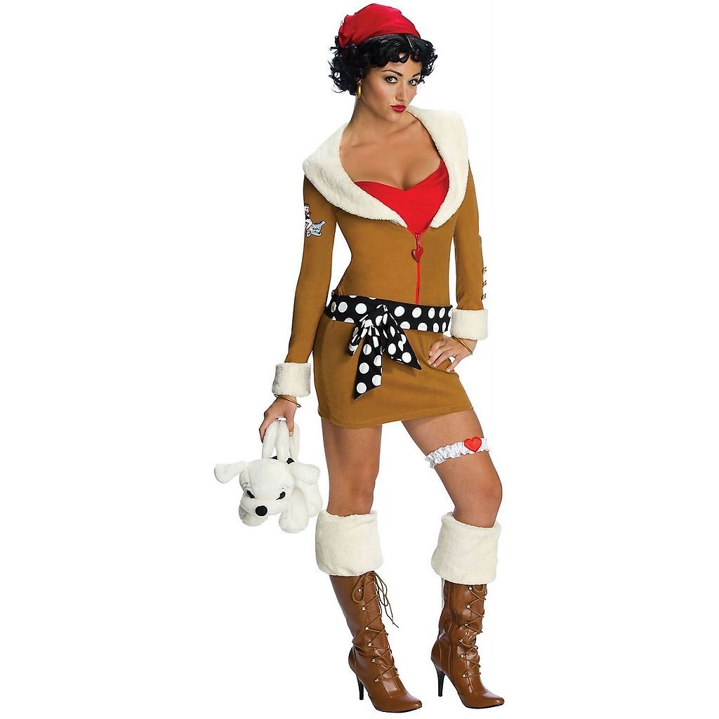 Betty Boop Aviator Adult Womens Sexy Roaring 20s Pin Up Girl Halloween