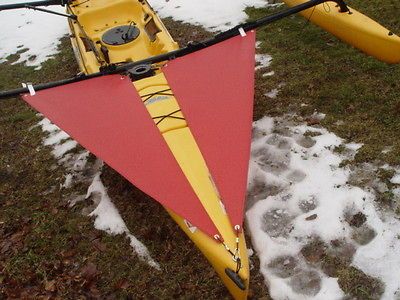 Red Spray Shield Set for Hobie Mirage Adventure Island kayak