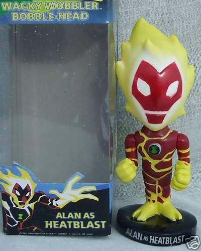 HEATBLAST 8 inch Metamorfigure~ BEN 10 Bandai 2006~ 1st edition~