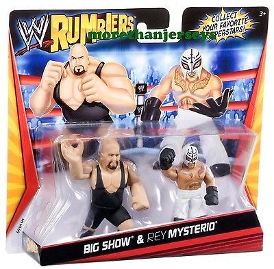 MATTEL RUMBLERS 2 PACK MINI FIGURE BIG SHOW & REY MYSTERIO BNIP