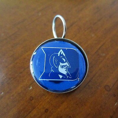 new Duke University Blue Devils mascot CHARM pendant bead necklace