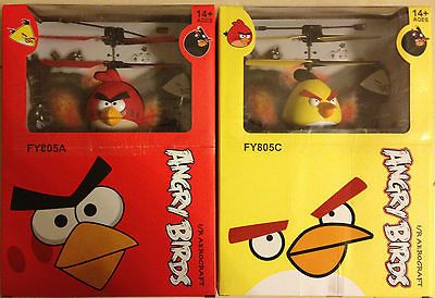 Angry Birds RC Helicopter Flight Flying AeroCraft   Red or Yellow