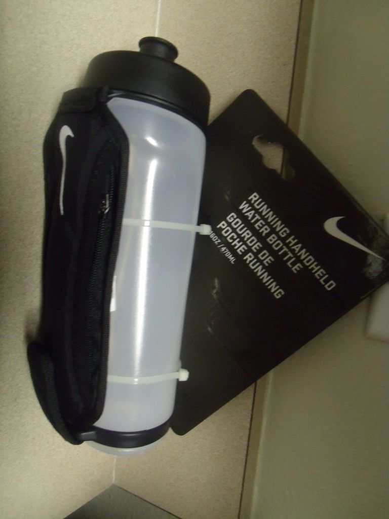 NEW CLEAR NIKE WATER BOTTLE HANDHELD SPORTS BOTTLE RUNNING BIKE BOTTLE