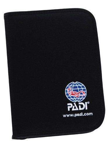 PADI Item 79136 Zippered Cordura Logbook 3 Ring binder