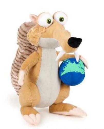 SCRAT SQUIRELL PLUSH SOFT TOY ICE AGE 4 BNWT CONTINENTAL DRIFT