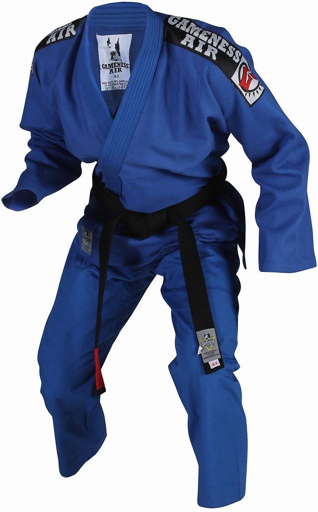 GAMENESS AIR JIU JITSU GI BLUE bjj kimono jiu jitsu mma judo grappling