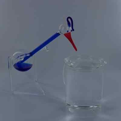 Deluxe Handblown Glass Drinking Bird  Desktop Toy   Colors Vary