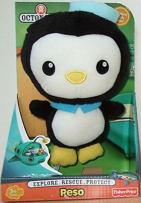 BNIB OCTONAUTS TOYS PESO SOFT TEDDY PLUSH EXPLORE WITH PESO AGE 3+