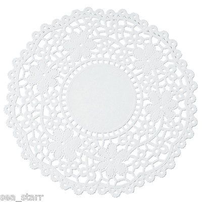 INCH WHITE DAISY LACE PAPER LACY DOILY DOILIES CRAFT★25 ★PCS