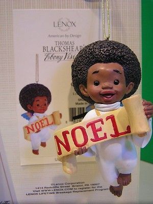 Thomas Blackshear GLAD TIDINGS NOEL CHRISTMAS ANGEL Ornament NEW in