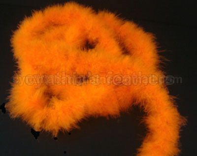 75g Bright OranGe marabou feather boa 2W 10Yard *For Trim*, cynthias