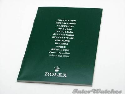 rolex certificate