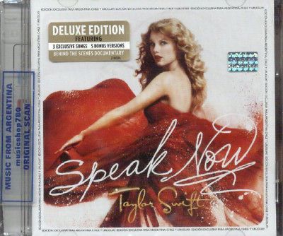 TAYLOR SWIFT SPEAK NOW DELUXE 2 CD 22 SONGS + VIDEOS