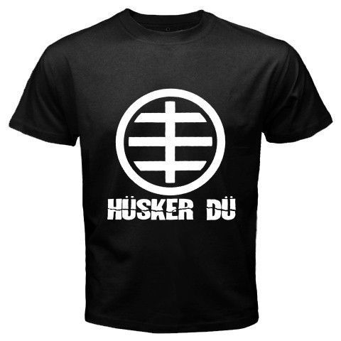 HUSKER DU bob mould flipper sugar American Rock Band Black T Shirt