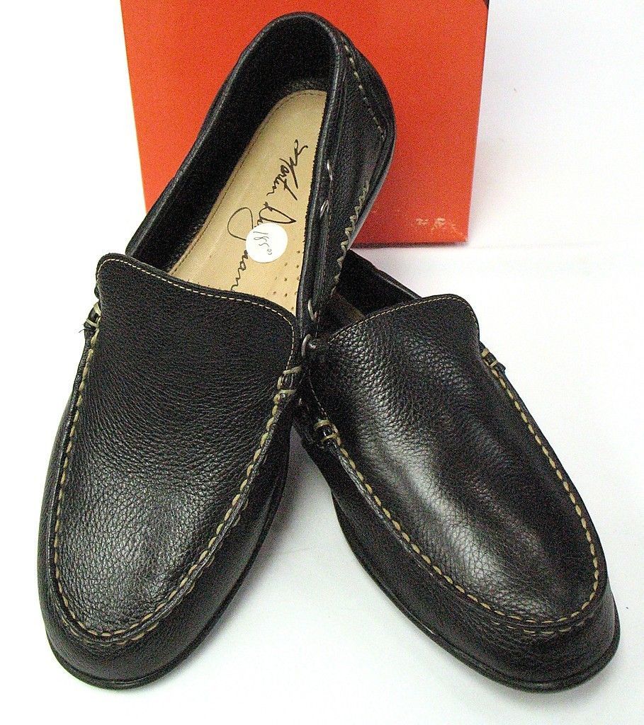 MARTIN DINGMAN   OAKLEY VENETIAN LEATHER LOAFER   BLACK