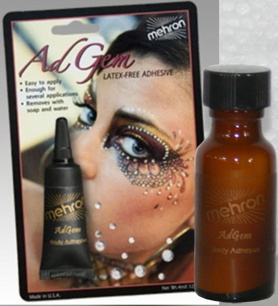 AdGem body glue adhesive Swarovski Rhinestones latex free dance face