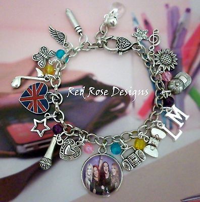 LITTLE MIX, PERRIE, JADE, JESY, LEIGH ANNE, THEMED CHARM BRACELET~