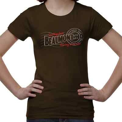 Footloose 1984 Youth Greetings T Shirt   Brown   Yth L