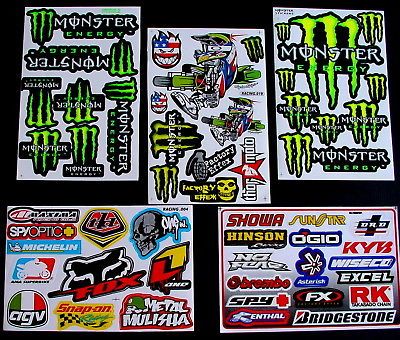 STICKERS NEW SKATER MOTOCROSS SCOOTER BIKE BMX RACE MOPED TRICKS 3GA