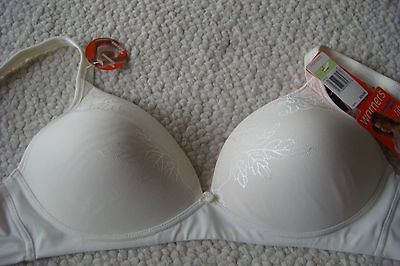 NWT WARNERS 2019 FREEDOM BACK LIFT WIRE FREE BRA 38B IVORY