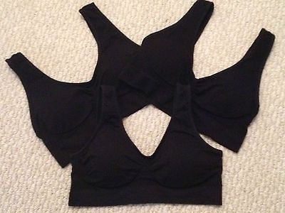 LOT 5 bras SZ 2X 2XL 3 BLACK GENIE 2 UNBRANDED WHITE 