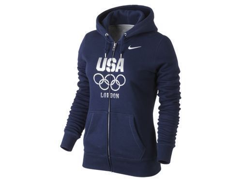 NIKE WOMENS TEAM USA SWEATSHIRT NAVY BLUE NWT