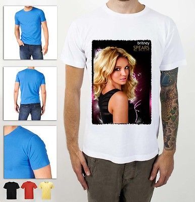 BRITNEY SPEARS MENS T SHIRT POP BAND MUSIC GROUP (KOOLART MI103