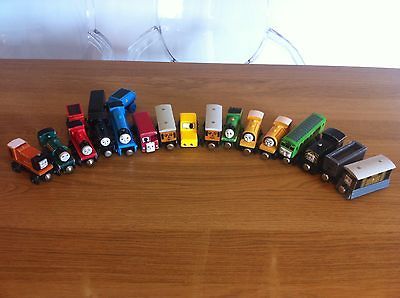 THE TANK ENGINE WOODEN RAILWAY TRAINS & TRUCKS 1994. COMP BRIO TRACK